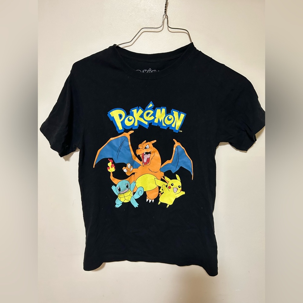 Pokemon short sleeved, graphic t-shirt, Black, Boys size: Small